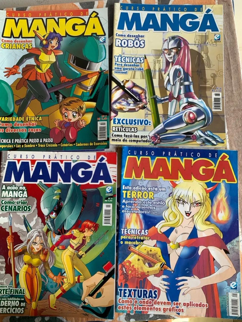 Coleção de Mangás - Curso Prático de Desenho - Foto 2