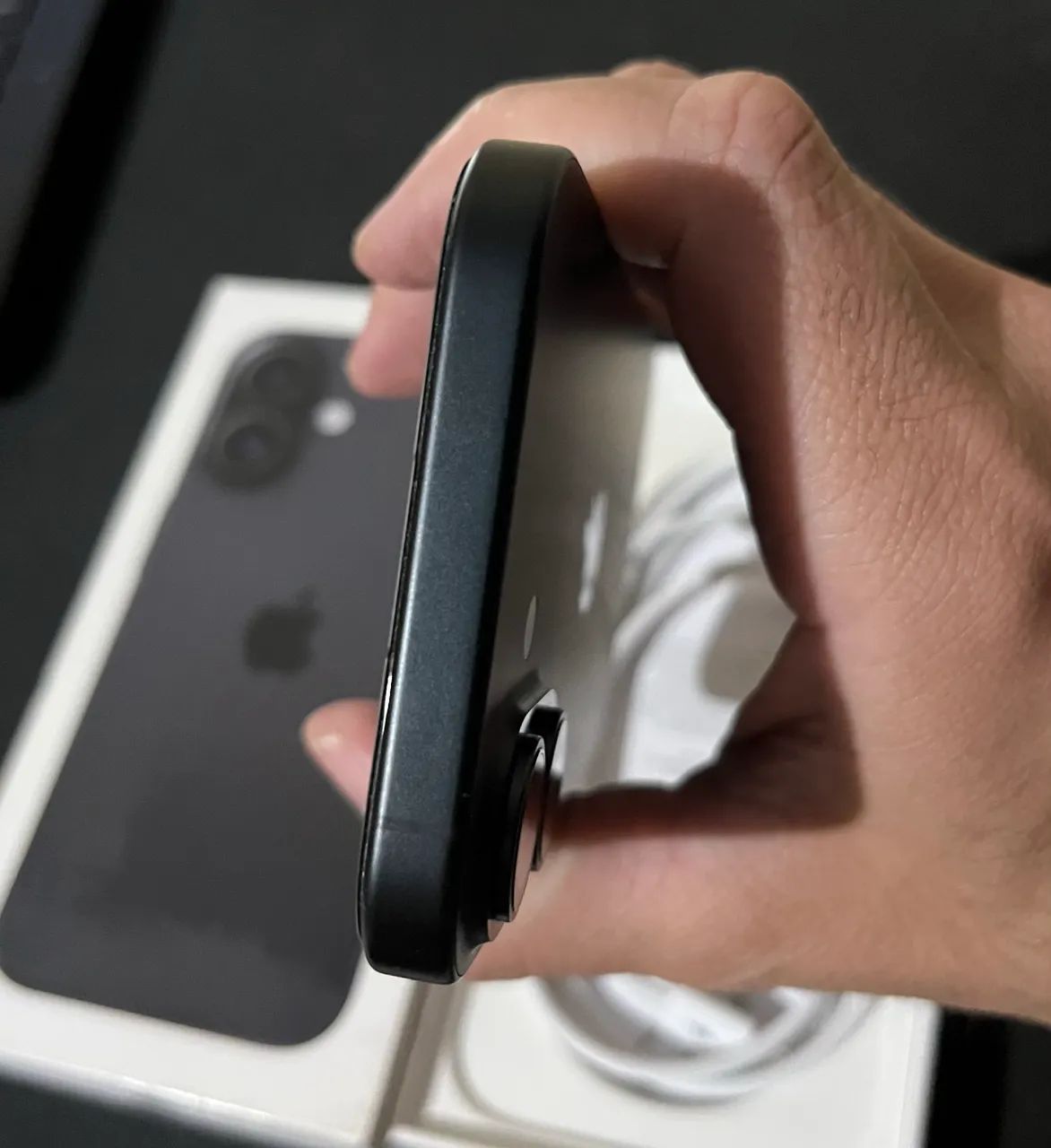 iPhone 16 preto 128gb bateria 100% na garantia Apple até 21/01