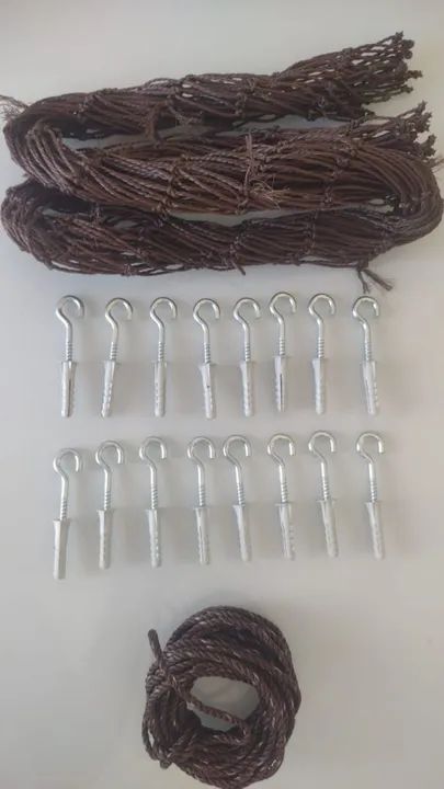 Rede de proteção para janela - 18 pontos de fixação - Foto 2
