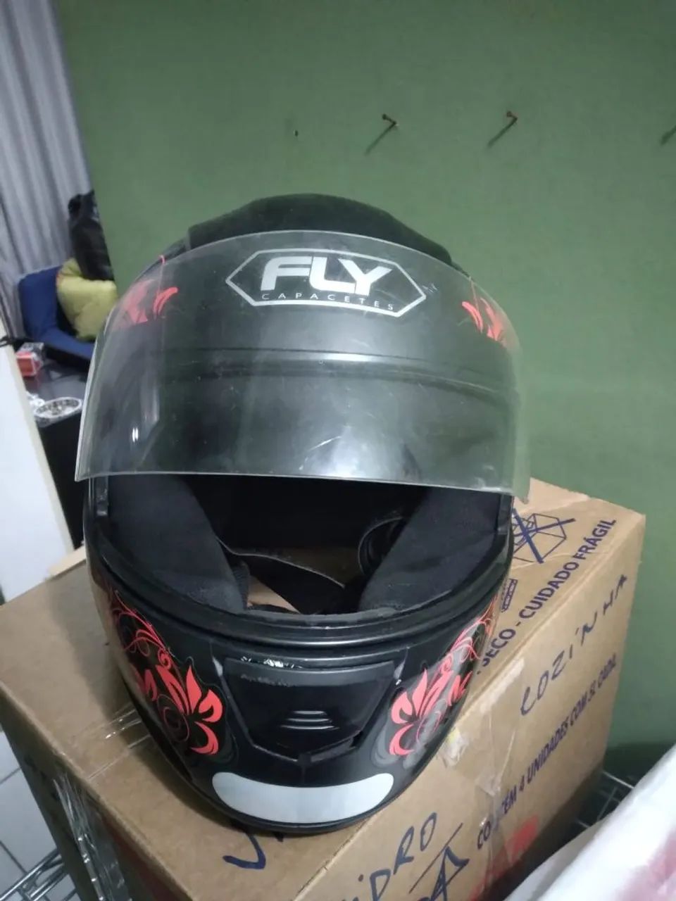 Capacete Fly Tamanho 56 - Foto 4