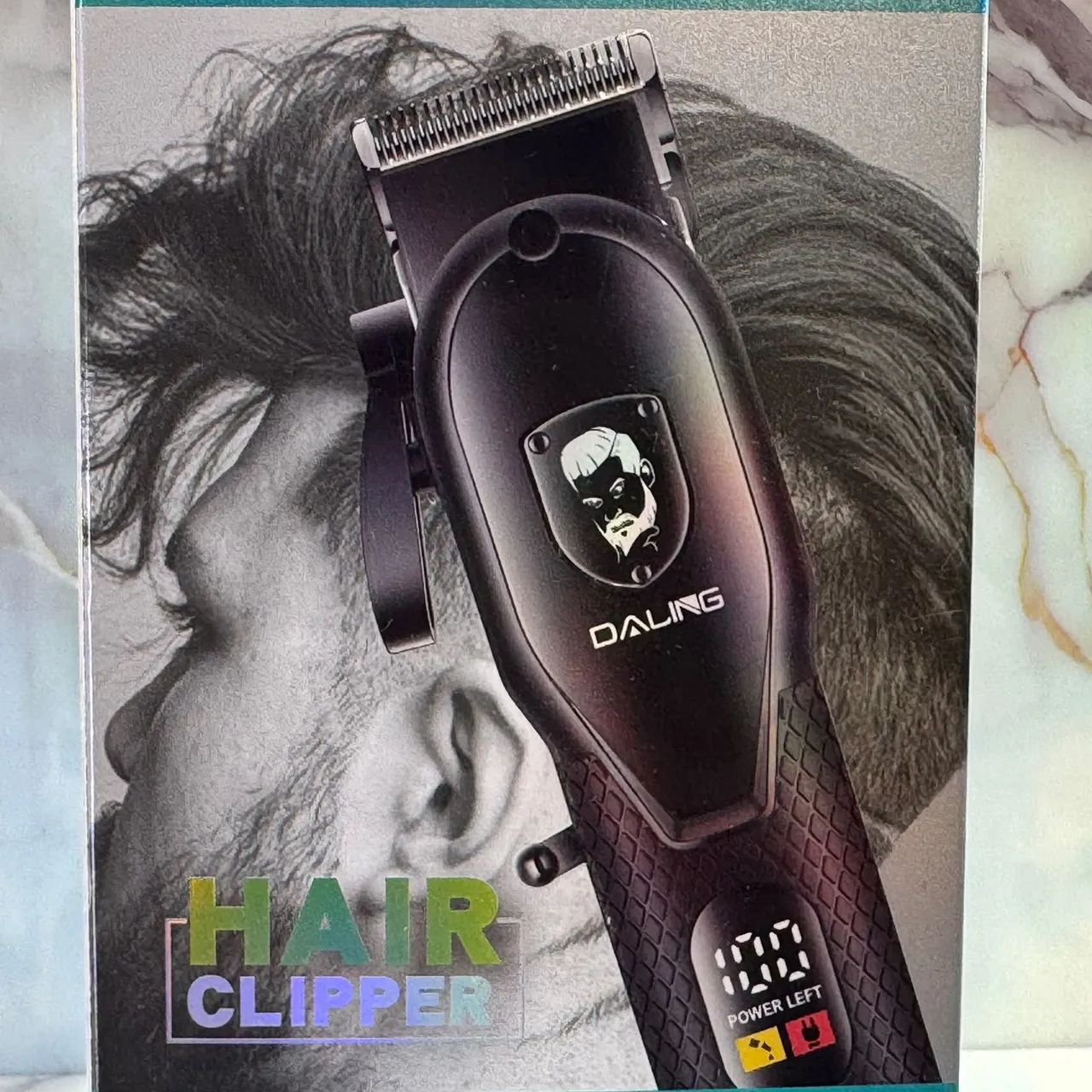 Máquina de cortar cabelo sem fio para cabeleireiro barbeiro uso pessoal  - Foto 4