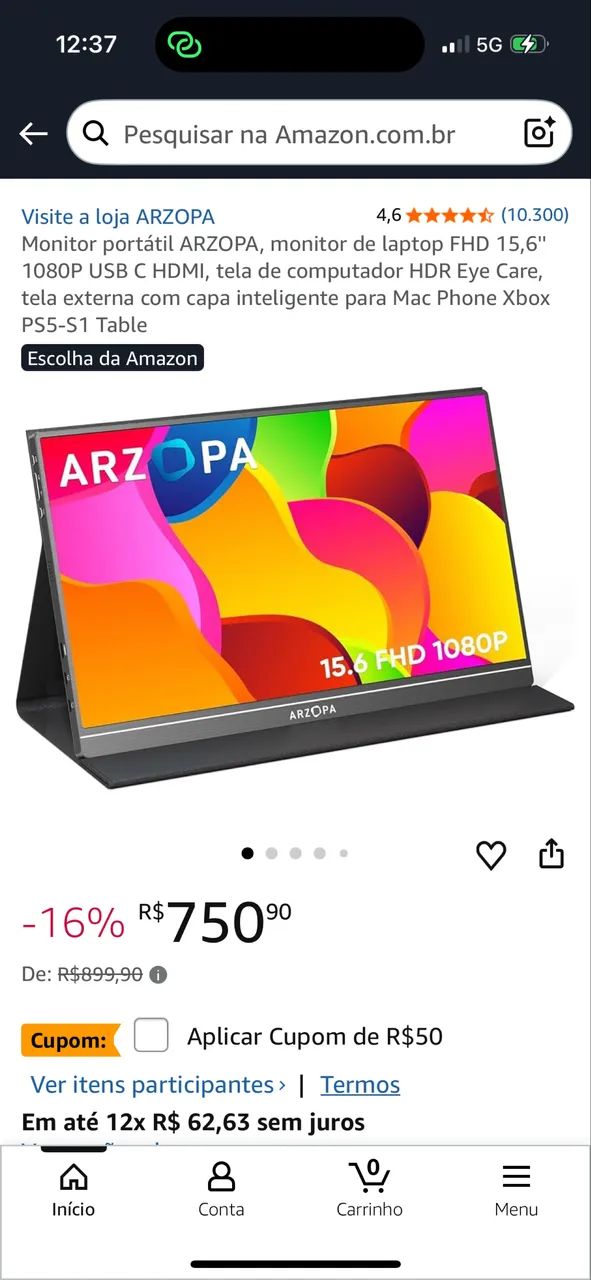 monitor Azorpa na caixa - Foto 2