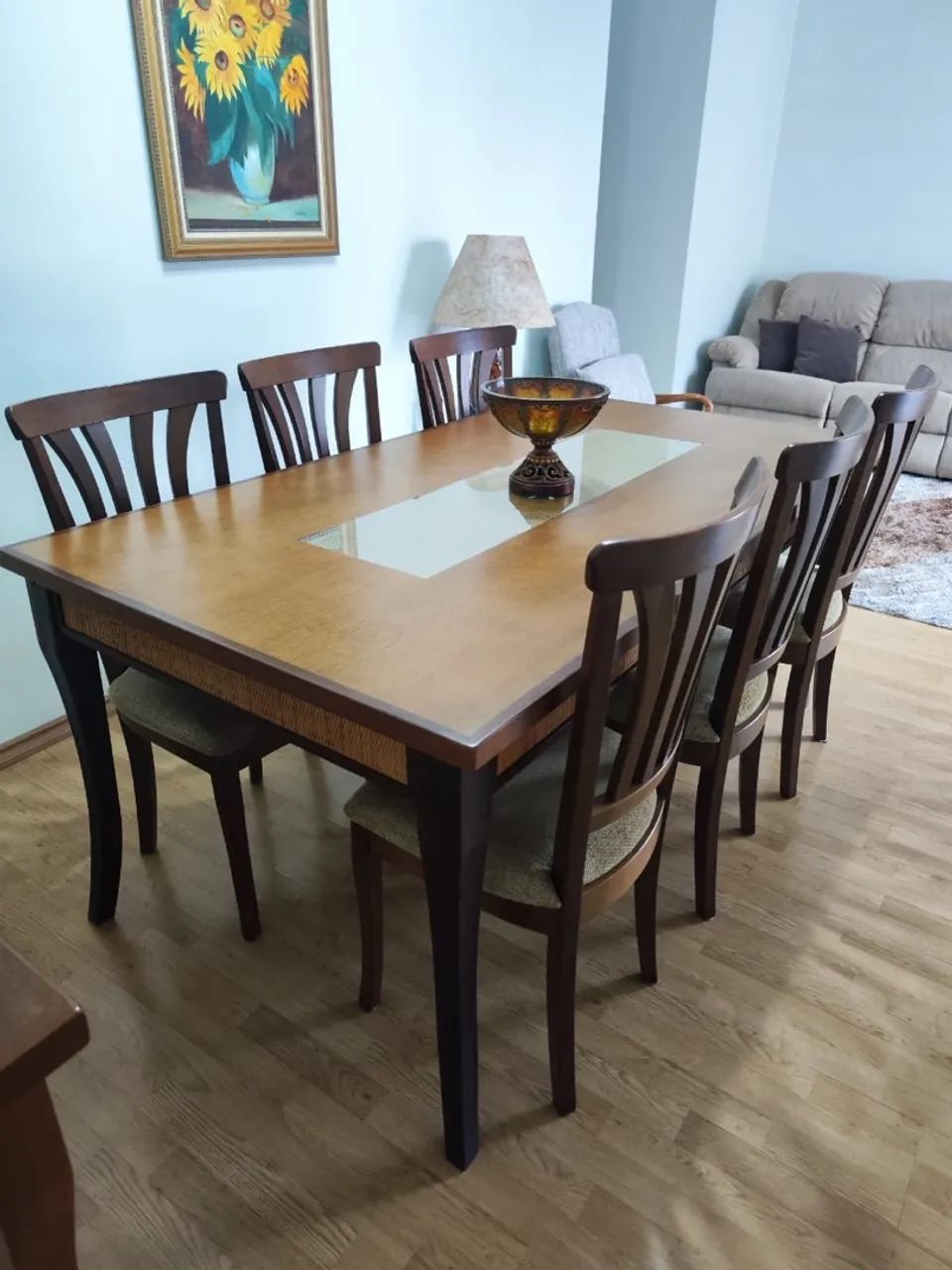 Mesa de Jantar Impecável com 6 Cadeiras - Foto 2