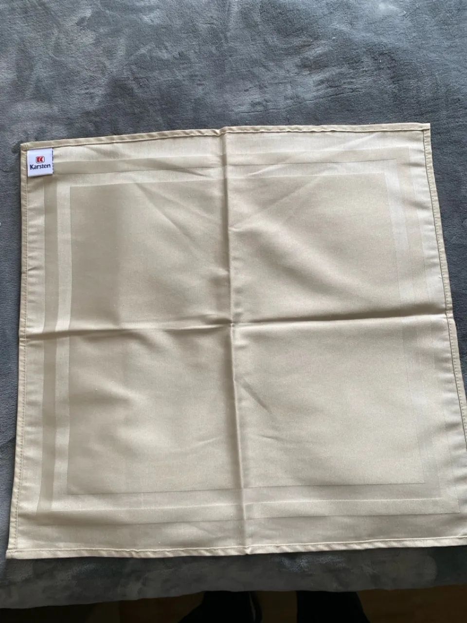 04 Guardanapos Karsten Bege com Detalhes