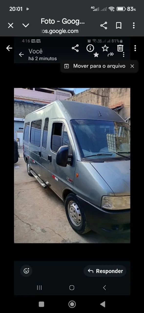 Van para viagens e frete