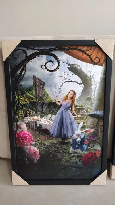 Quadro Decorativo Alice No País das Maravilhas - Foto 3