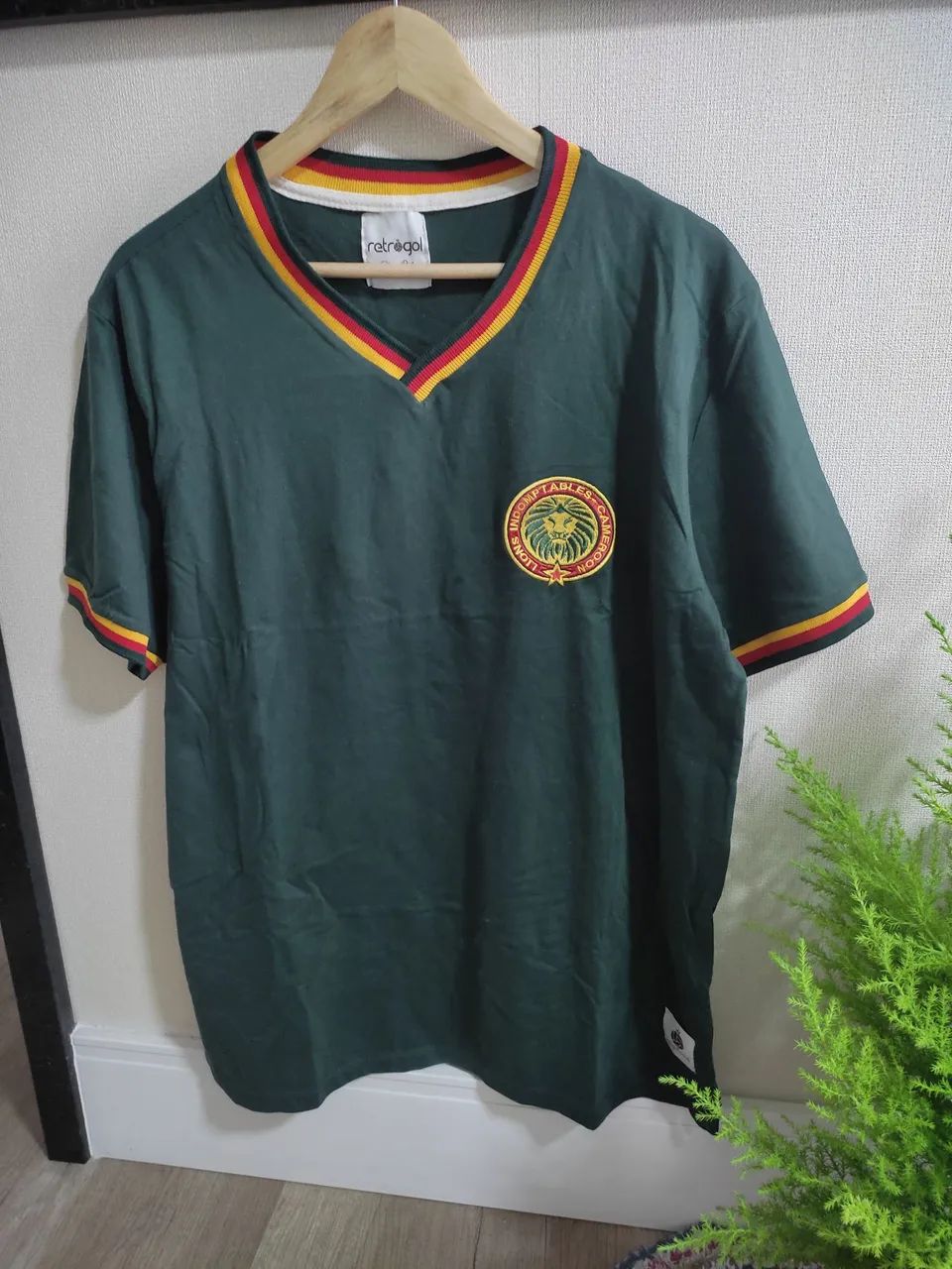Camiseta de Camarões - Linha Retrô