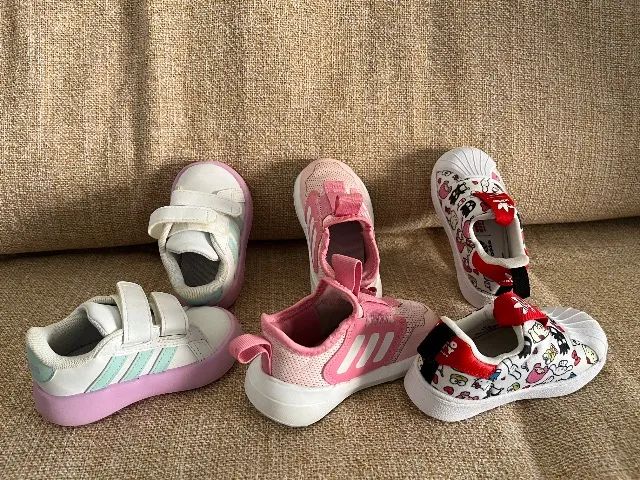 Tênis infantil adidas numeração 18 e 19