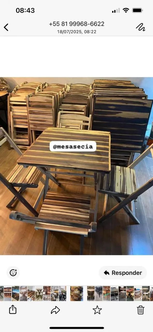 Mesas e cadeiras  - Foto 3