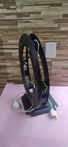 Ringlight redonda 6 bocais com fiação - Foto 2