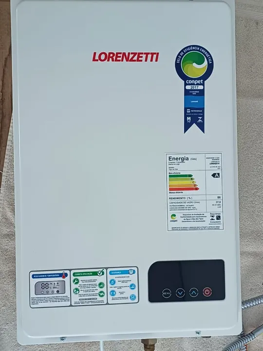 Aquecedor de água Lorenzetti a gás 37,0 L/min