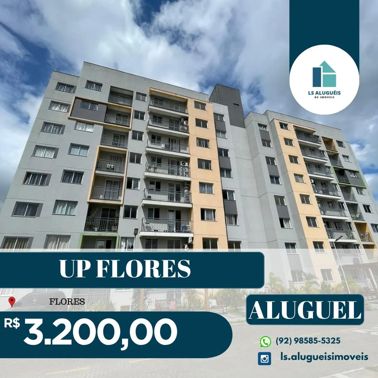 UP FLORES - Imóvel para aluguel com 2 quartos em Alvorada - Manaus - AM