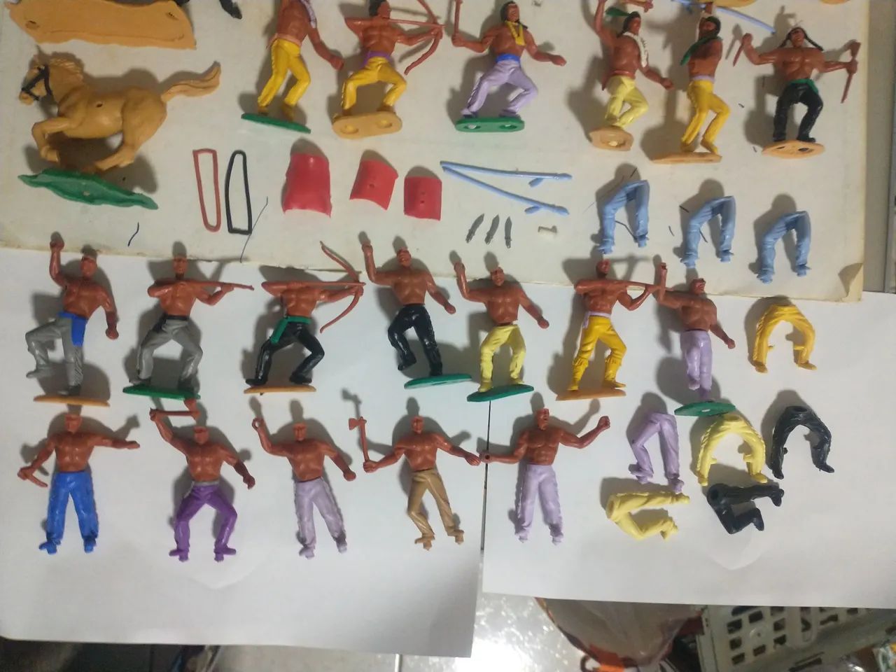 Conjunto de Índios Timpo Toys - tipo Forte Apache  - Foto 5