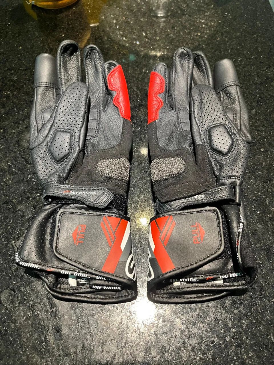 Luva Alpinestars Couro Sp-8 V3 - Foto 4