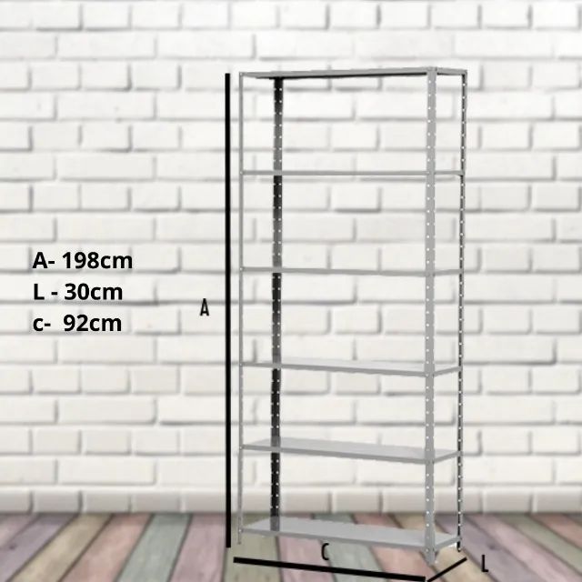 Estante de aço modelo 30cm - Foto 3