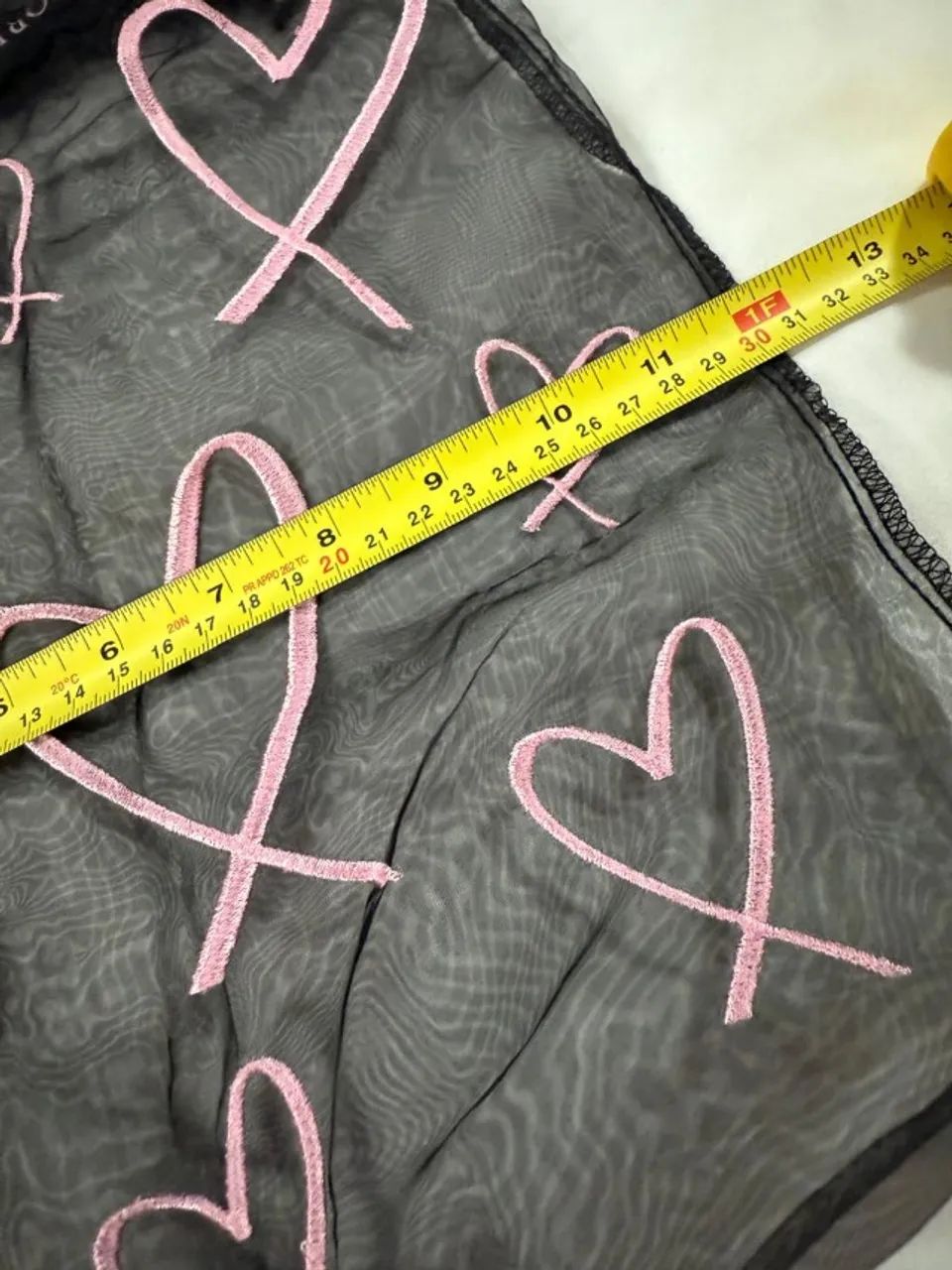 saco victorias secret com bordado de coração - para viagem, lingerie, maquiagem - Foto 4