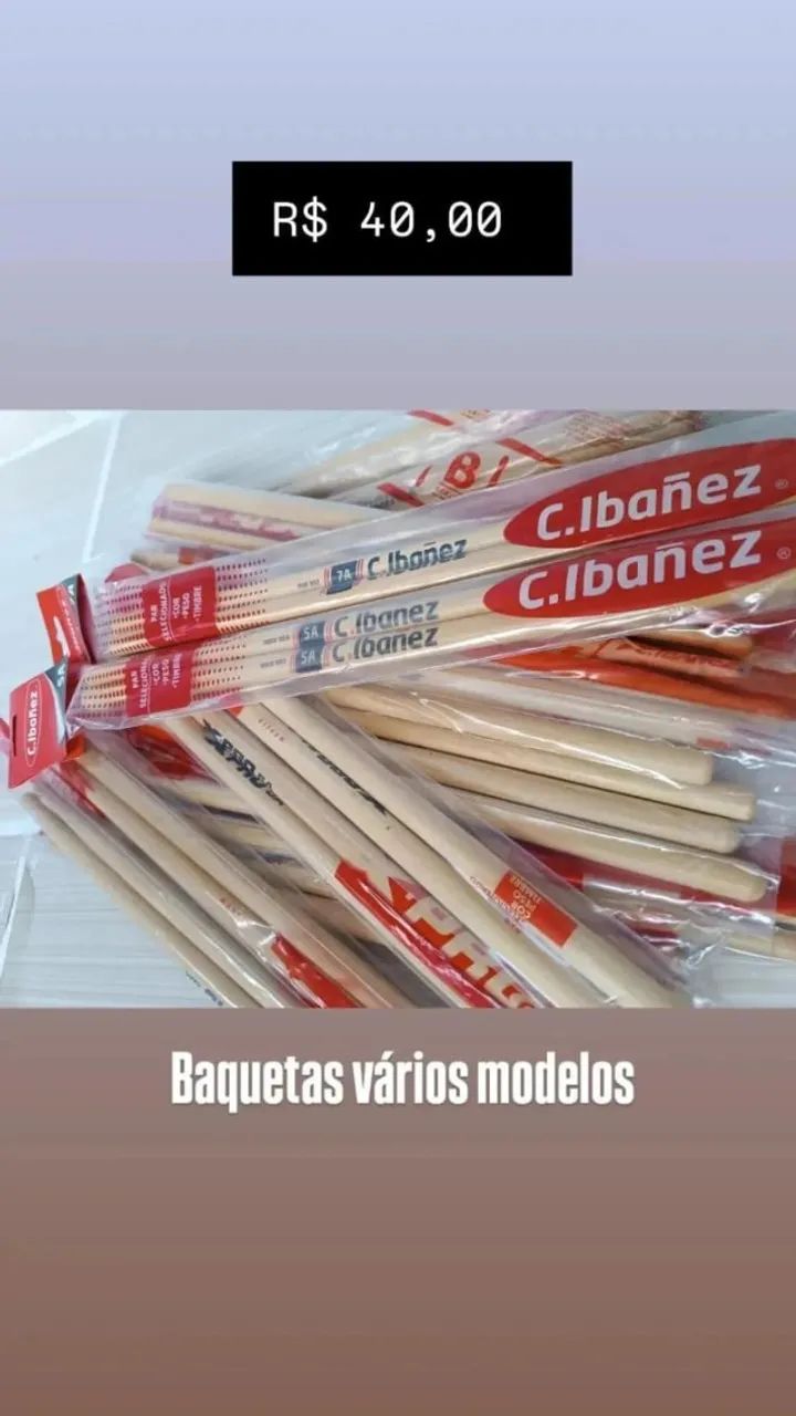 baquetas bateria