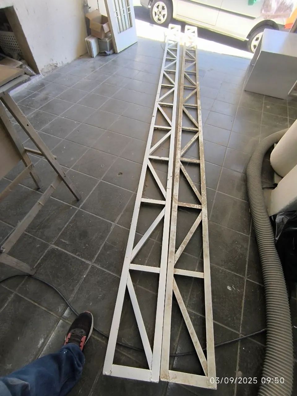 Treliça de ferro para telhado 