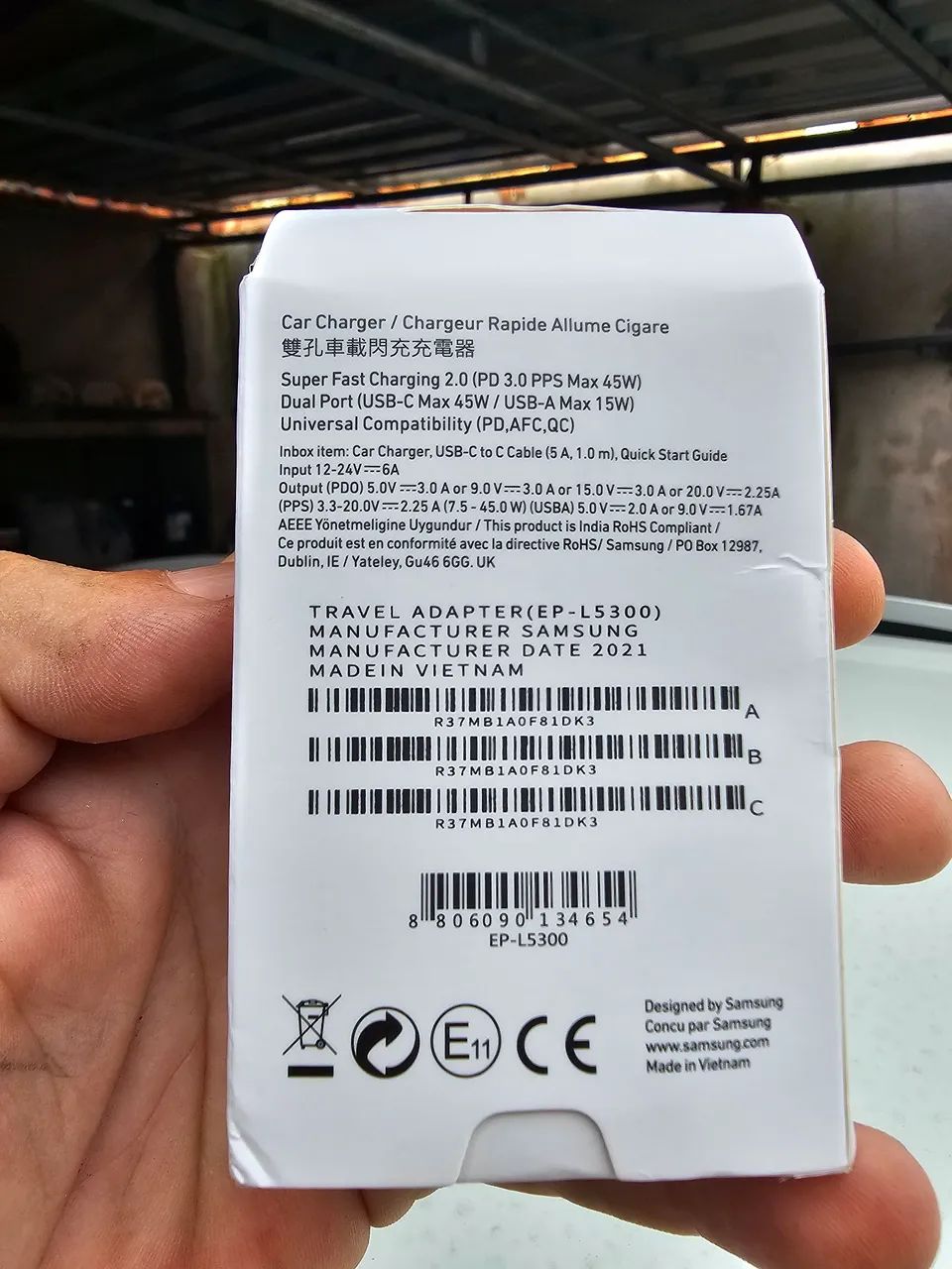 Carregador Veicular Samsung Super Fast Charging 2.0 - Foto 2