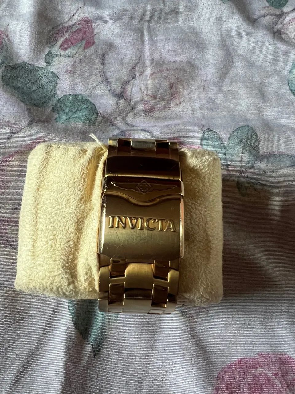 Relógio Invicta Dourado Masculino - Foto 3