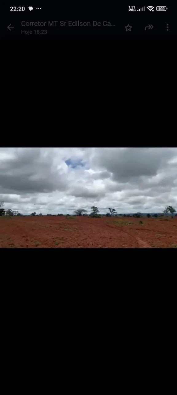 Fazenda de arrendamento 6.000hec. planta 3.000hec em general Carneiro MT.