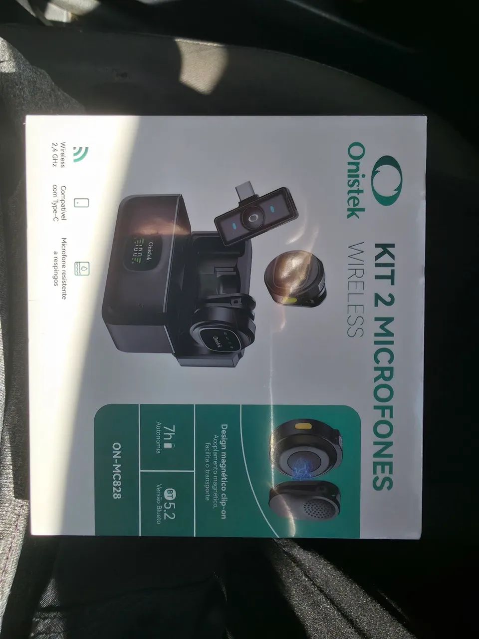 Kit 2 Microfones Wireless Onistek - ON-MC828 - Foto 4