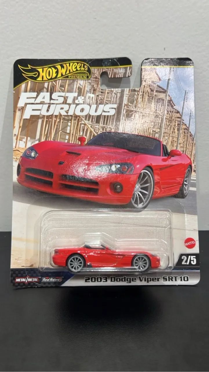 Hot Wheels Premium Fast & Furious 2003 Dodge Viper SRT 10