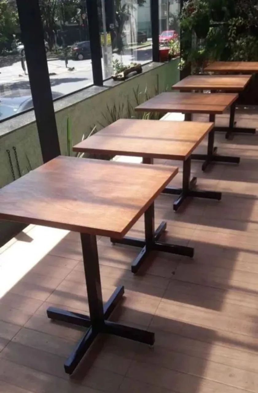 Mesa para restaurante estilo industrial m - Foto 2