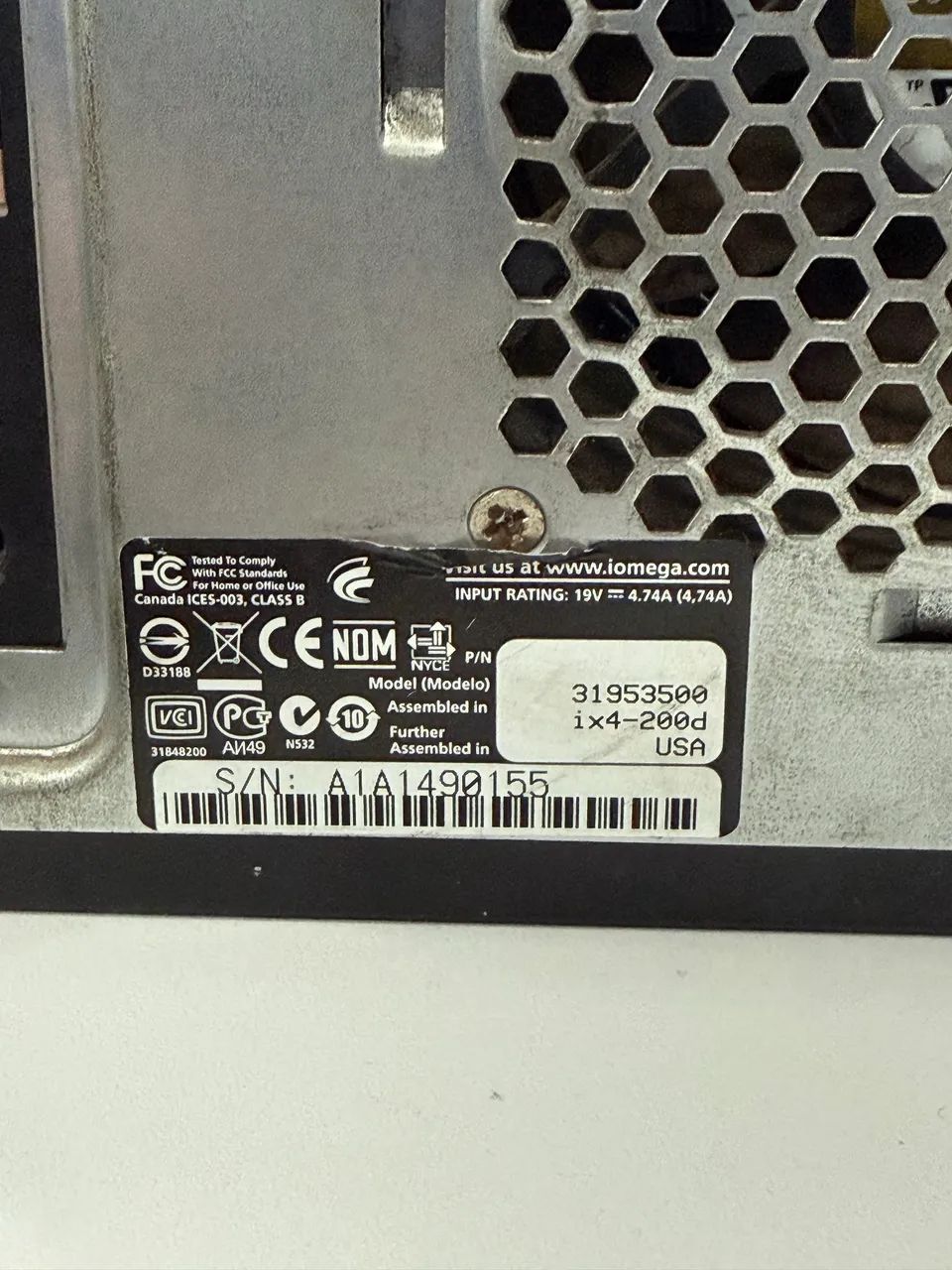 Storage IOmega Ix4-200d