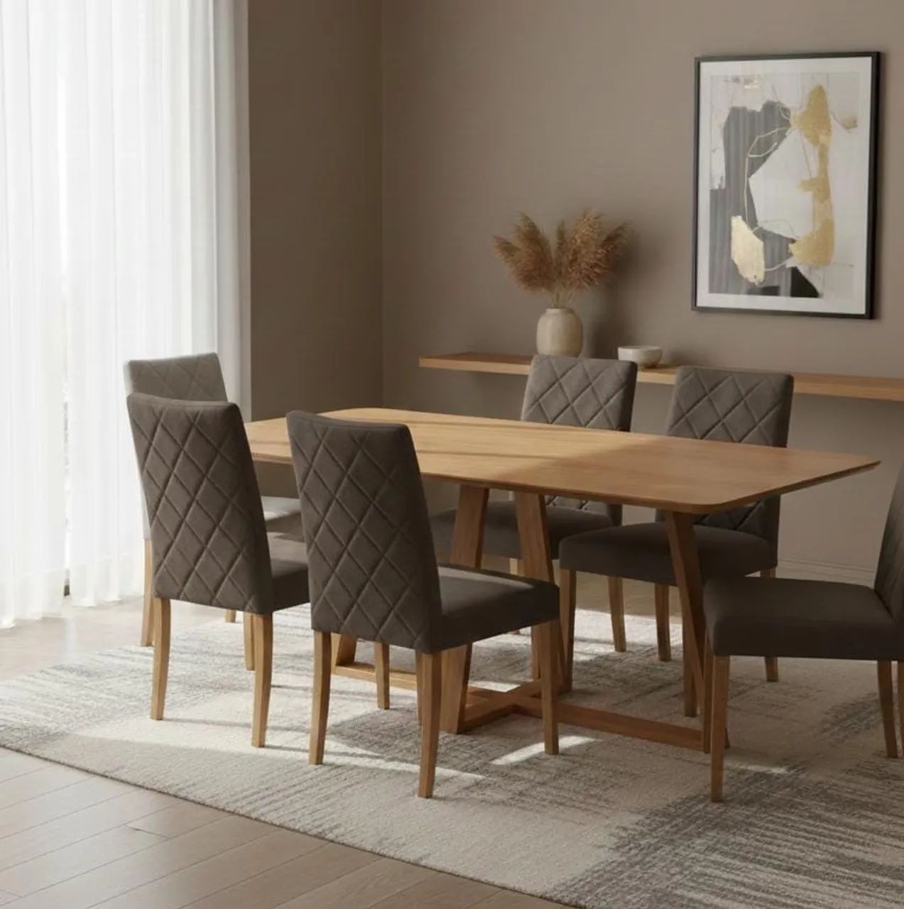Conjunto de mesa Dália 6 lugares  - Foto 3