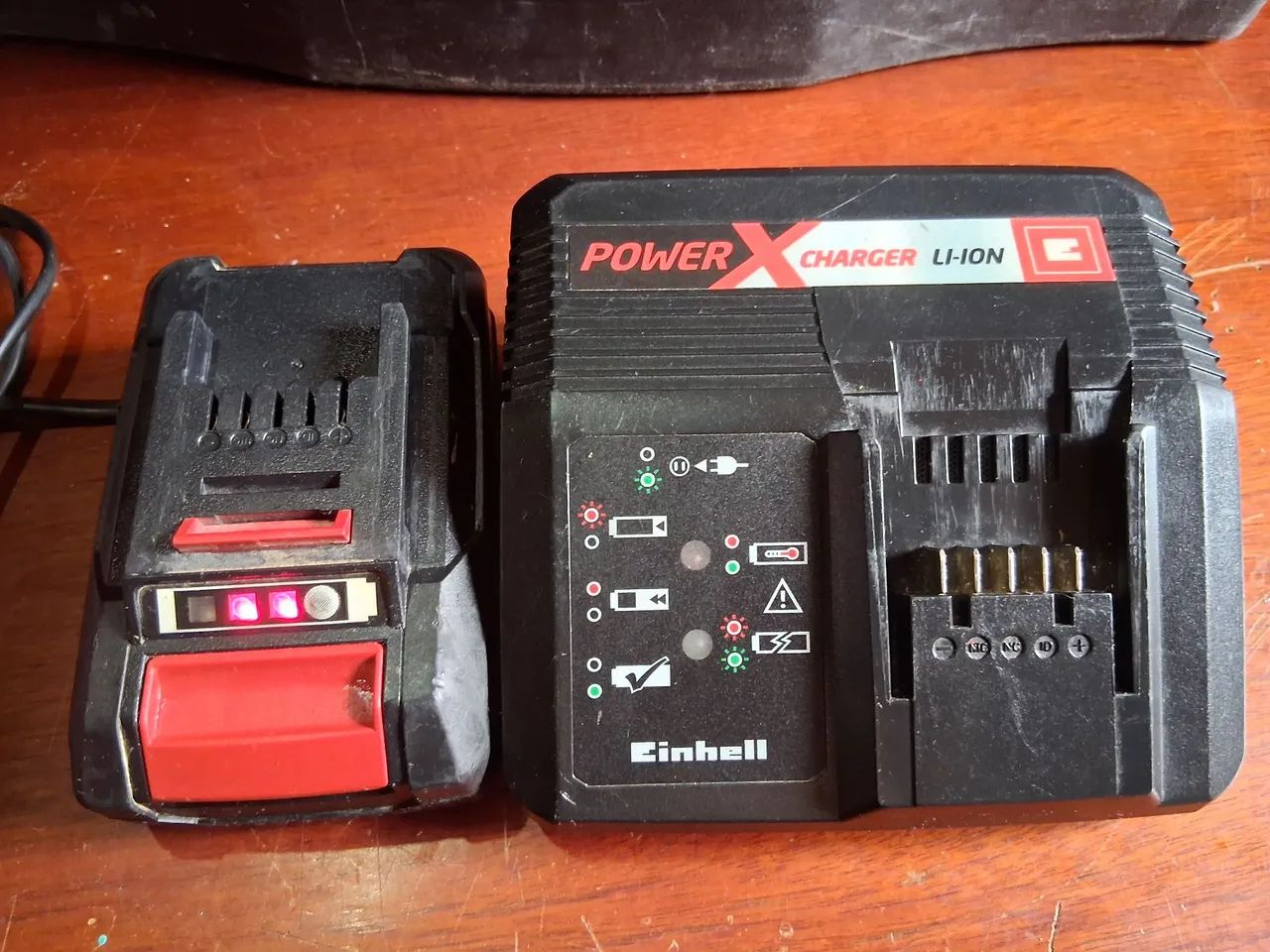 Carregador e bateria einhell  - Foto 4