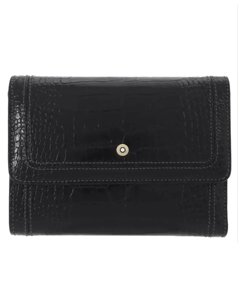 Carteira Montblanc Couro Croco - Elegância e Sofisticação - Foto 4