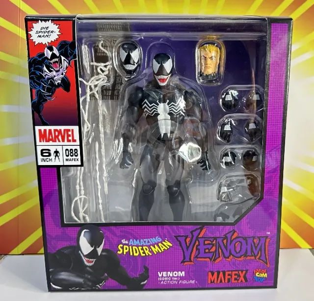 MAFEX VENOM 6インチ フィギュア Mafex Venom ORIGINAL LACRADO Marvel - Hobbies e coleções - Vila