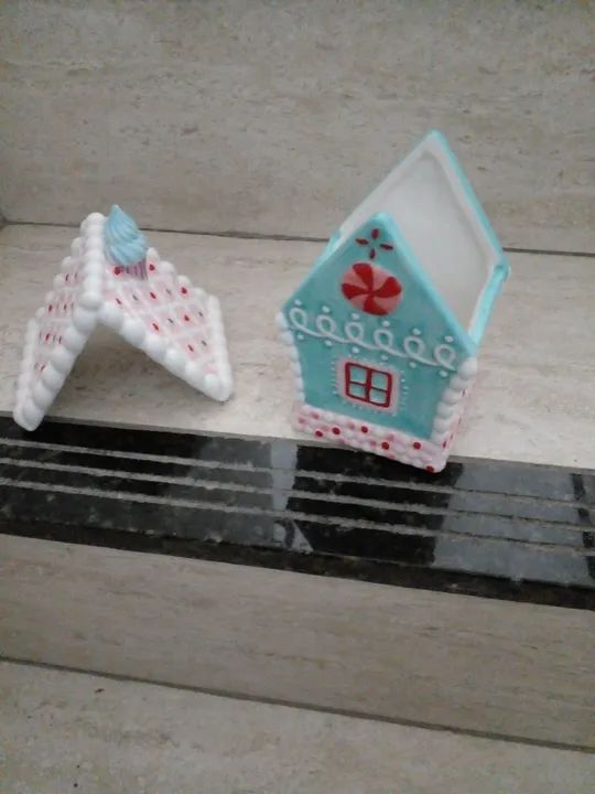 Casa de Gingerbread Decorativa - Foto 2