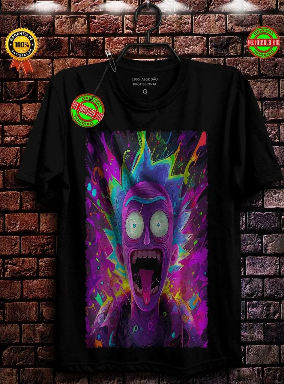 Camiseta Rick and Morty - Rick Sanchez