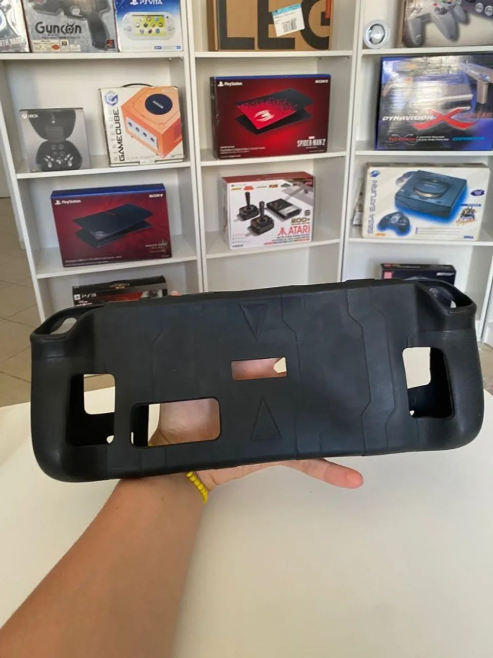 Vendo Capa Protetora Steam Deck Preto Semi novo - Foto 2