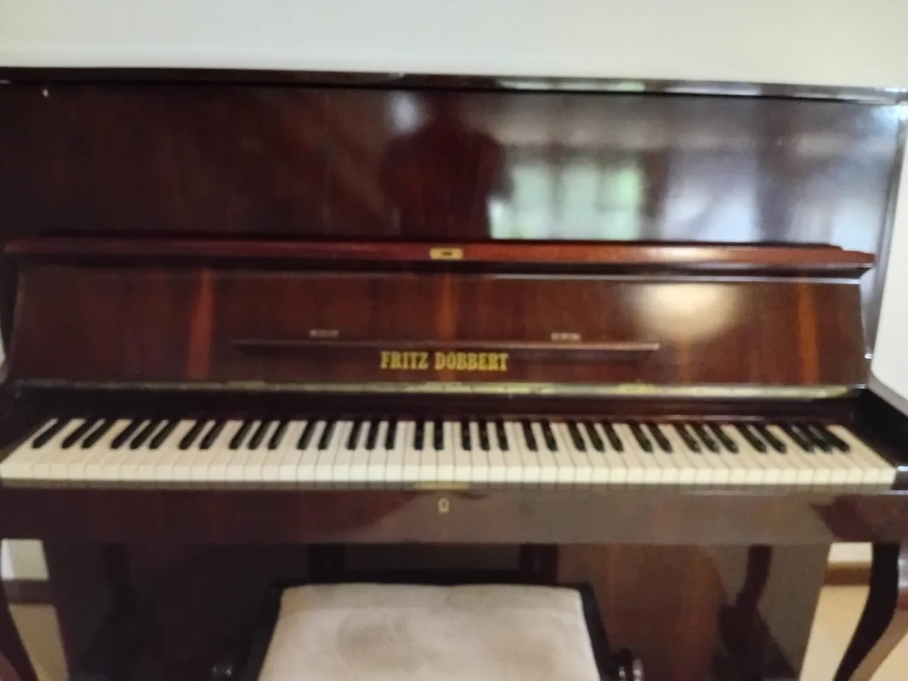 Piano Vertical Fritz Dobbert - Instrumento Musical Clássico