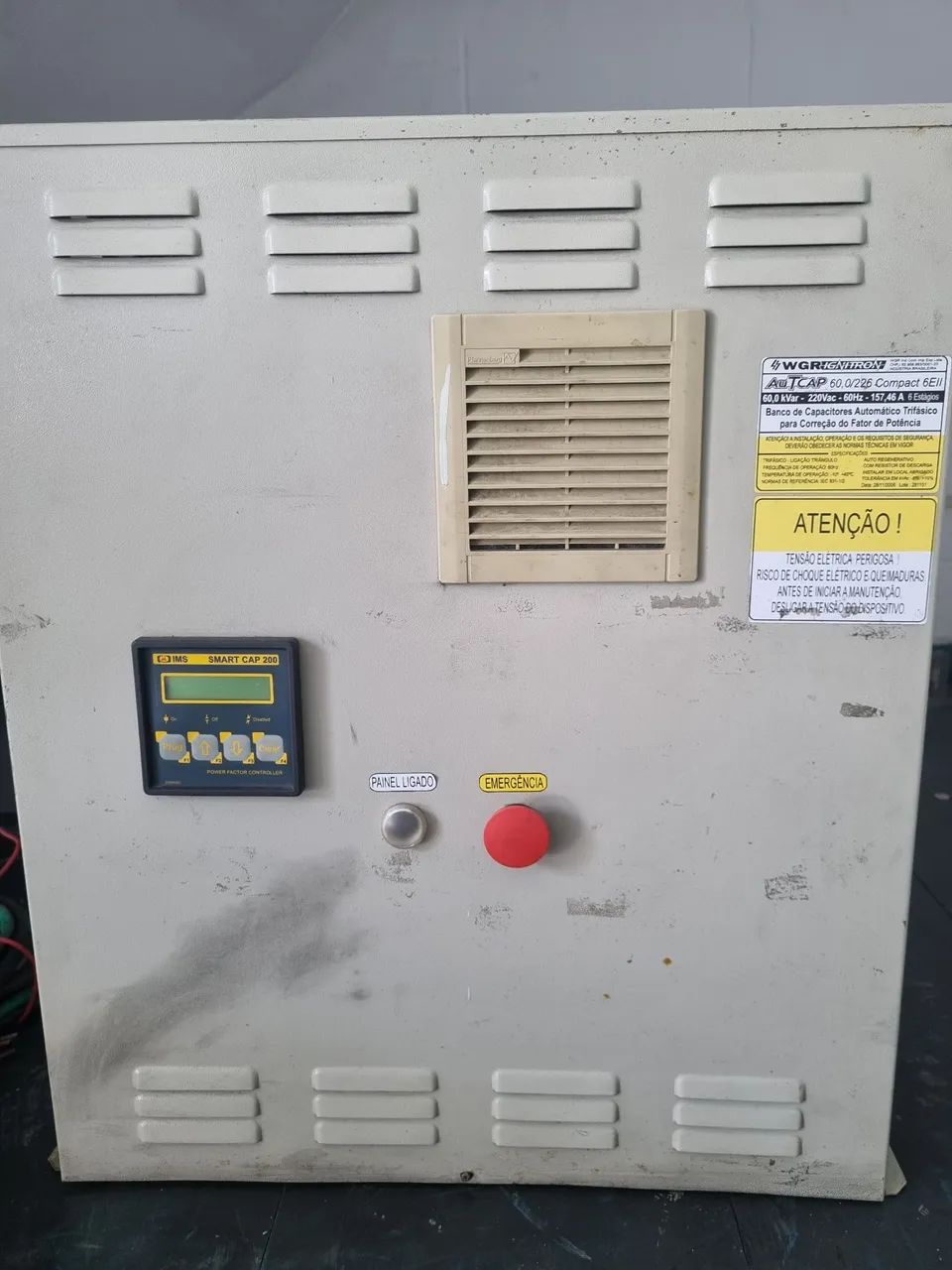 Automatic three-phase capacitor bank 60kVar | 220V | 60Hz | 6 stages