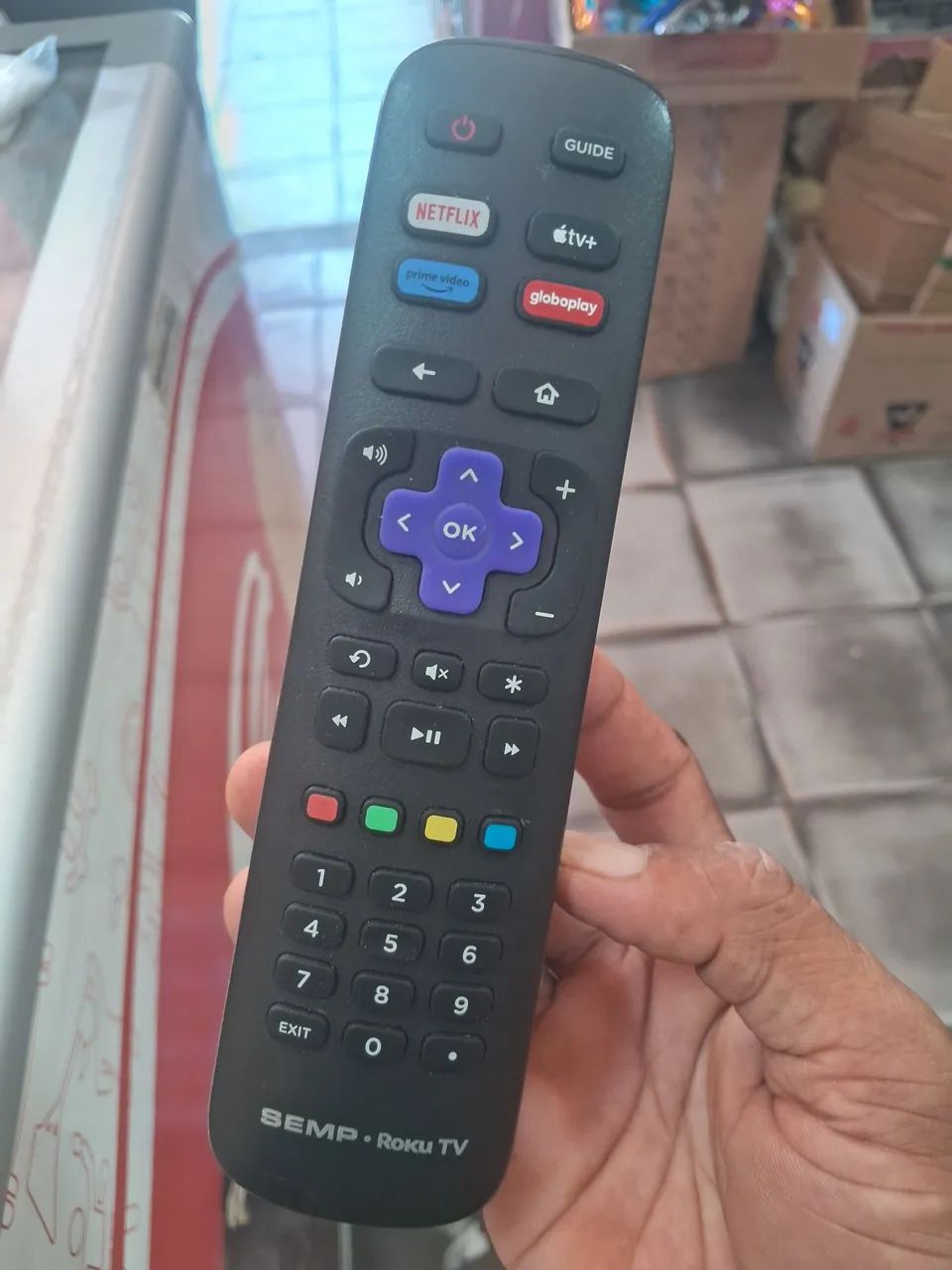 Controle  novo Roku tv