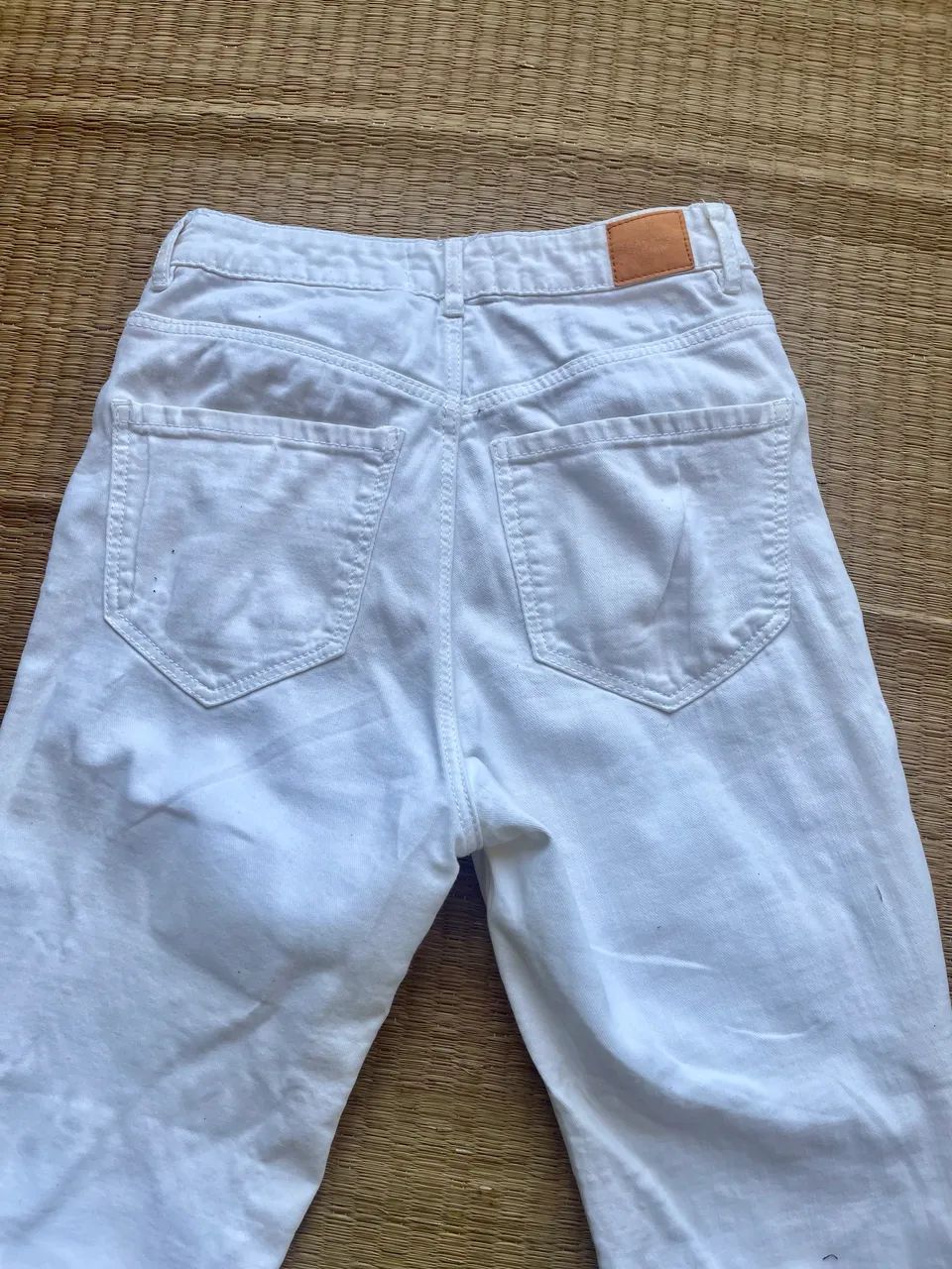 Calça branca zara 36 - Foto 3