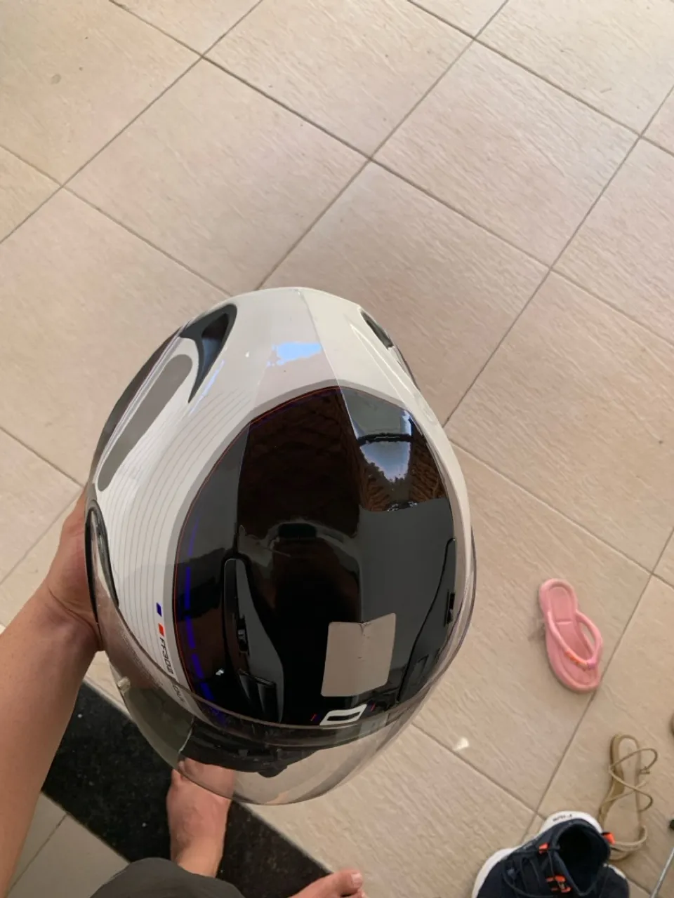 Capacete Moto Novo - Branco