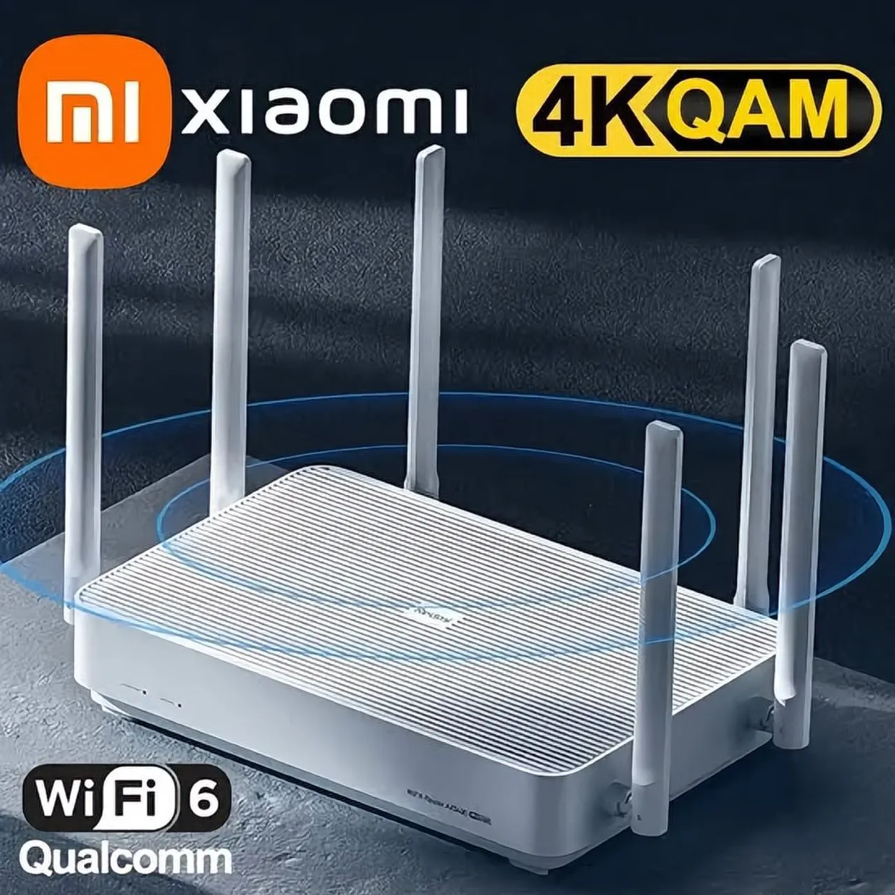 Roteador Xiaomi Redmi AX5400 - Wi-Fi 6 - 4K QAM
