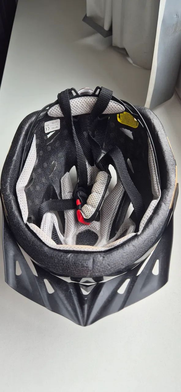 Capacete TSW - Preto com Dourado - Foto 3