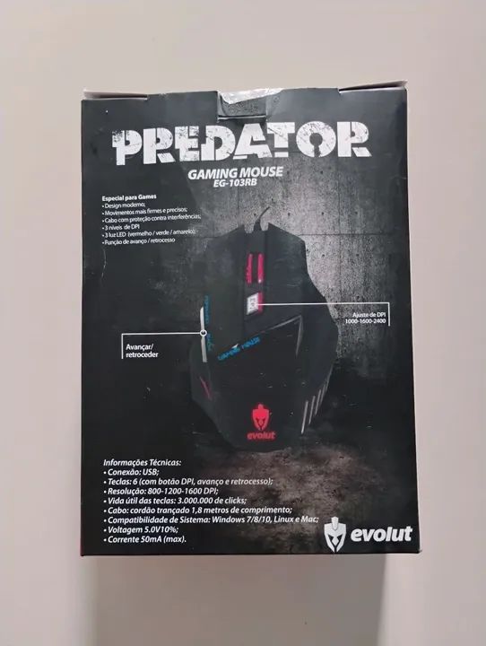 Mouse gamer usb Windows Pc e notebook 418417349242408962