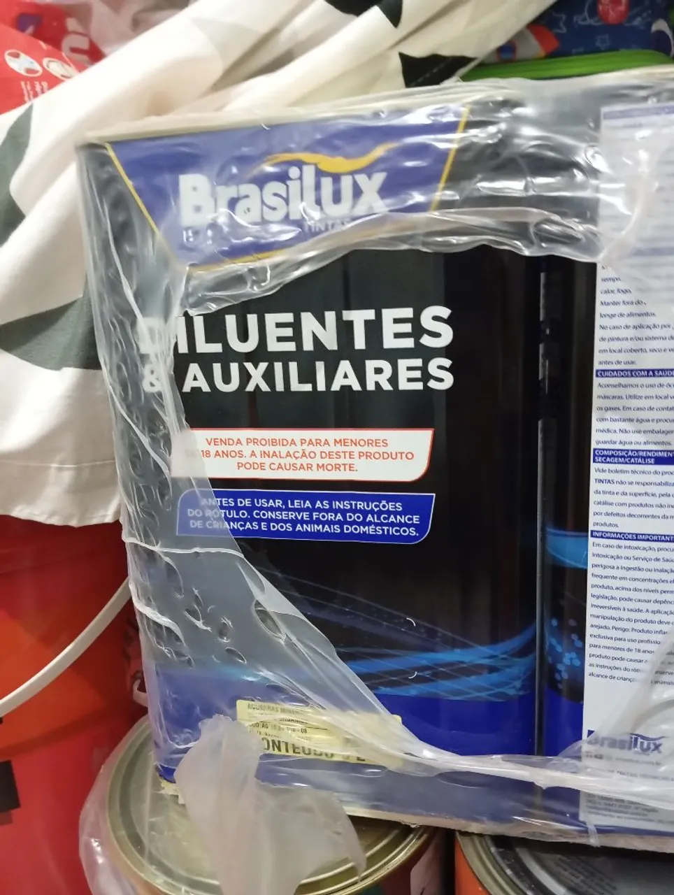 Diluente e Auxiliares Brasilux - Venda Proibida para Menores