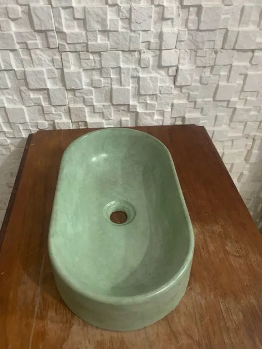 Cuba de sobrepor de concreto  - Foto 4