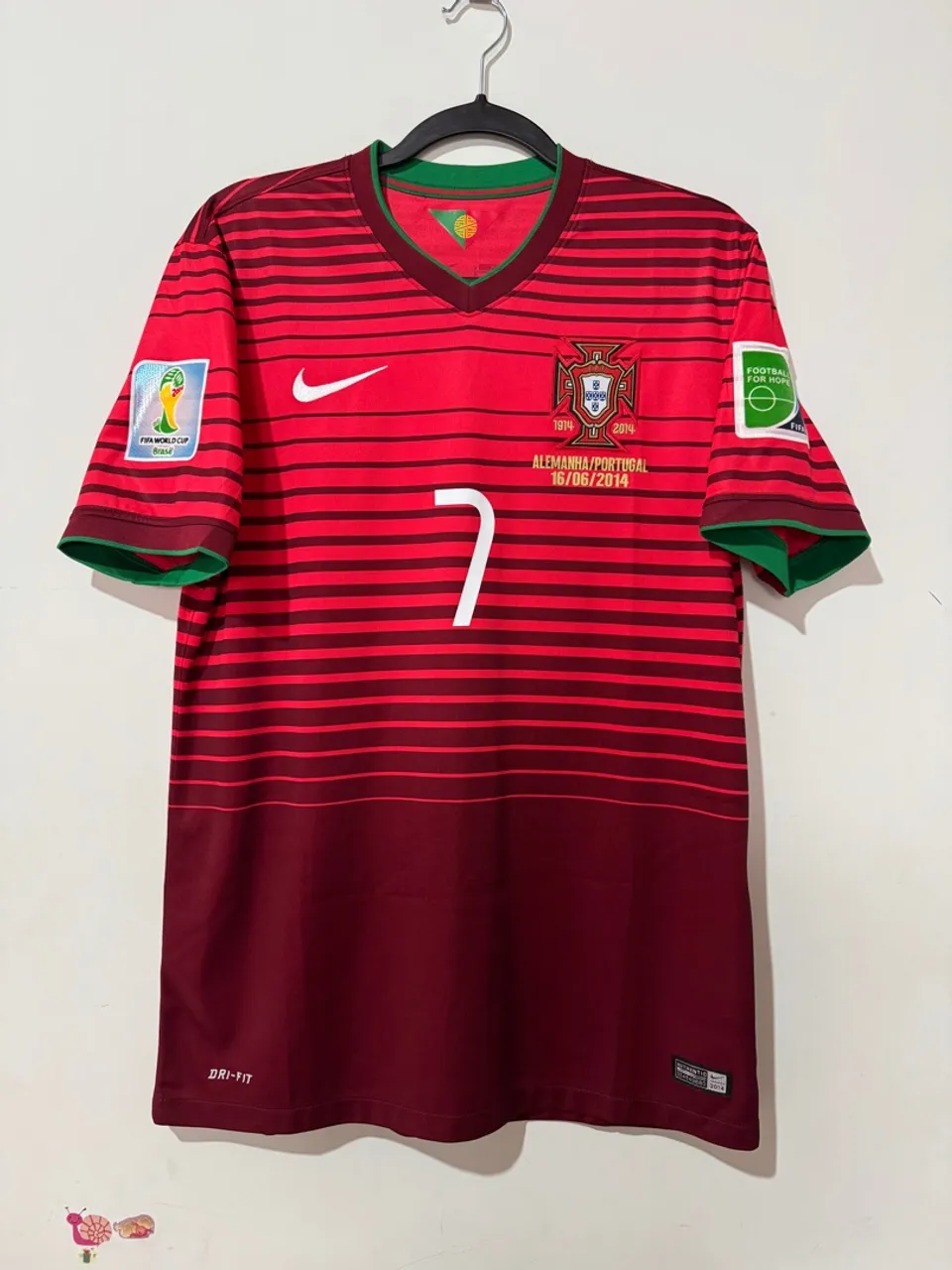 Camisa Portugal Copa do Mundo 2014 Ronaldo 7 original