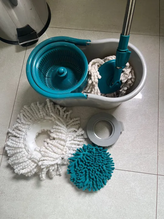 Kit de Limpeza para Piso - Mop Giratório Completo