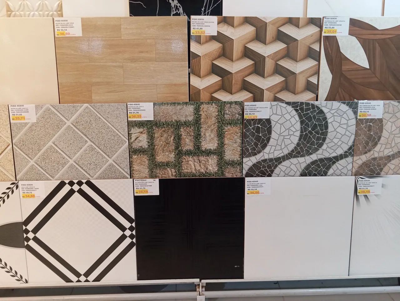 Pisos Cerâmicos e Porcelanatos - Diversos Modelos - Foto 3