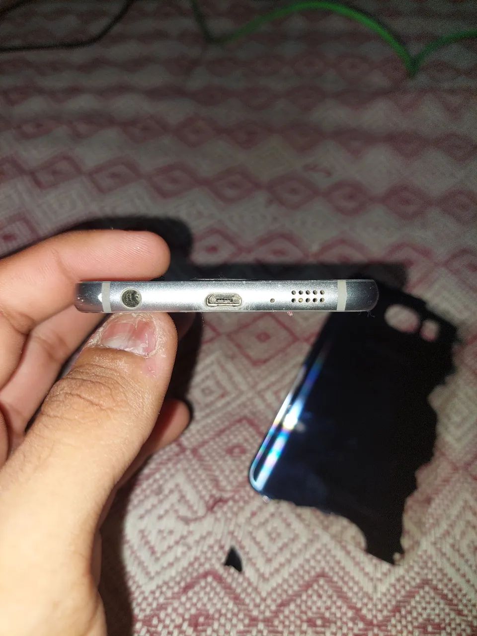 Carcaça completa do galaxy s6 câmeras placa mãe botões vidro traseiro botão home  - Foto 3